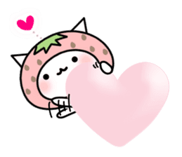 Cute cat of strawberry vol.2 sticker #5222163