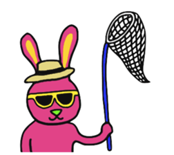 Colorful Pretty Bunny sticker #5223299