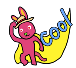 Colorful Pretty Bunny sticker #5223302