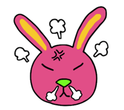 Colorful Pretty Bunny sticker #5223309