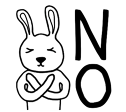 Colorful Pretty Bunny sticker #5223323