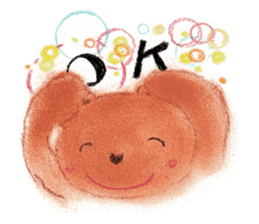 HONWAKAKUMATAN(Warm and friendly bear) sticker #5223587