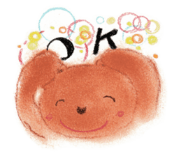 HONWAKAKUMATAN(Warm and friendly bear) sticker #5223587
