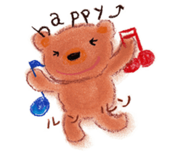 HONWAKAKUMATAN(Warm and friendly bear) sticker #5223592