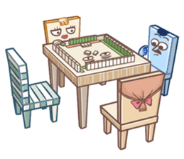 Table and chairs sticker #5224016