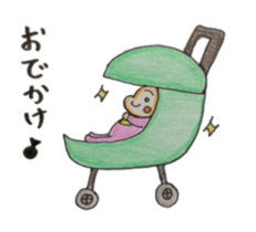 Cute Chi-chan sticker #5224576