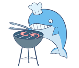 James The Whale sticker #5224914