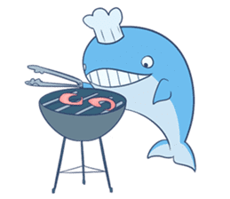 James The Whale sticker #5224914