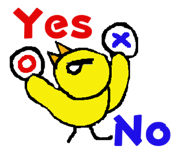 Sticker of the angry fledgling sticker #5225443