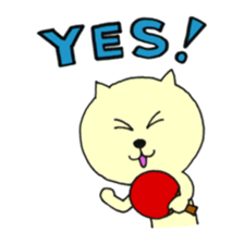 table tennis "DORANEKO & friends" 2 sticker #5225743