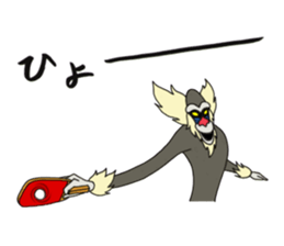 table tennis "DORANEKO & friends" 2 sticker #5225746