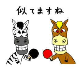 table tennis "DORANEKO & friends" 2 sticker #5225754