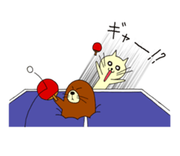 table tennis "DORANEKO & friends" 2 sticker #5225759