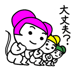 Pink mouse sticker #5227116