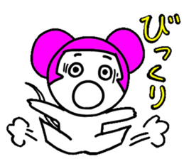 Pink mouse sticker #5227127