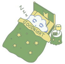 Cloudy Lady sticker #5227155