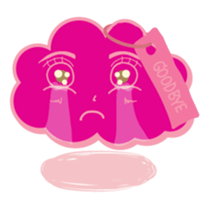 Cloudy Lady sticker #5227175