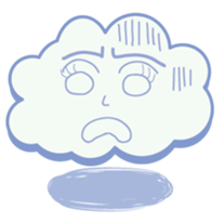Cloudy Lady sticker #5227180