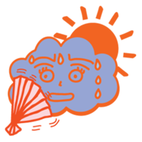 Cloudy Lady sticker #5227183