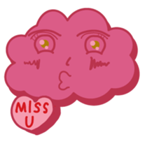 Cloudy Lady sticker #5227184