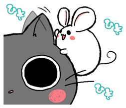 Sticker of a cute cat sticker #5228176