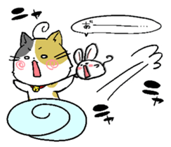 Sticker of a cute cat sticker #5228178