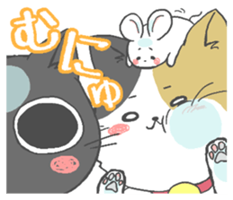 Sticker of a cute cat sticker #5228187