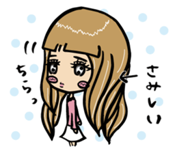 It's A-chan's thinking of woman sticker #5228476