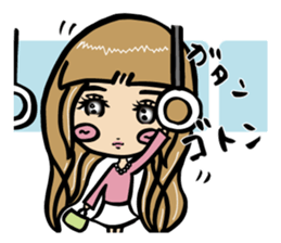 It's A-chan's thinking of woman sticker #5228483