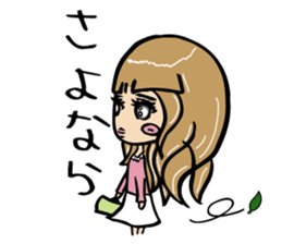 It's A-chan's thinking of woman sticker #5228488