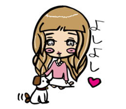 It's A-chan's thinking of woman sticker #5228491