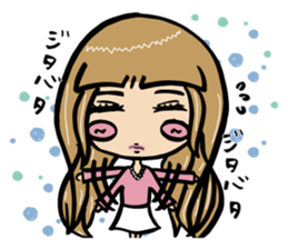 It's A-chan's thinking of woman sticker #5228495