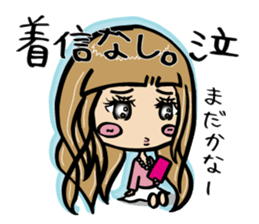 It's A-chan's thinking of woman sticker #5228497