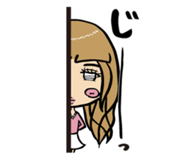 It's A-chan's thinking of woman sticker #5228501