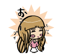 It's A-chan's thinking of woman sticker #5228502