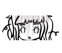 It's A-chan's thinking of woman sticker #5228503