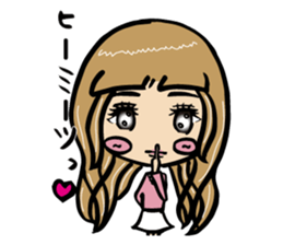 It's A-chan's thinking of woman sticker #5228506