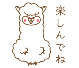 Daily life's alpaca sticker sticker #5229600