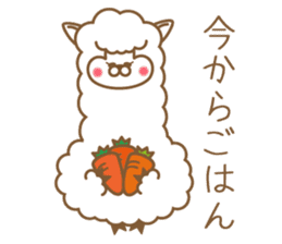 Daily life's alpaca sticker sticker #5229614