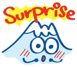 Four seasons of Fujiyama Boy.(in winter) sticker #5229659