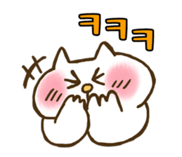 Cat Stickers in Korean language sticker #5229751