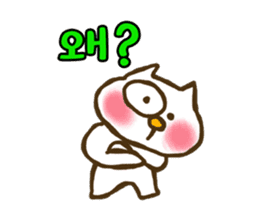 Cat Stickers in Korean language sticker #5229754