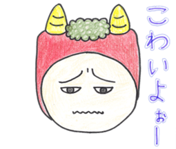 on his head sticker #5230121