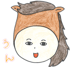 on his head sticker #5230124