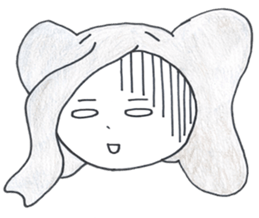 on his head sticker #5230143