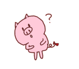 Very cute pig sticker #5230257