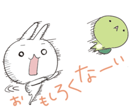 Rabbit&Tortoise.2 by peco sticker #5230435