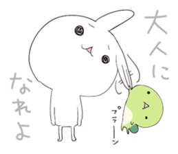 Rabbit&Tortoise.2 by peco sticker #5230463
