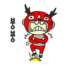 Yes! Little professional wrestler sticker #5230469