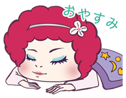 Fushigi Idol Afro-chan sticker #5230512